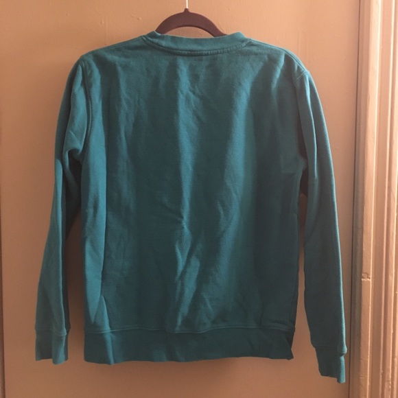 Turquoise Crew Neck Sweater - Picture 2 of 2